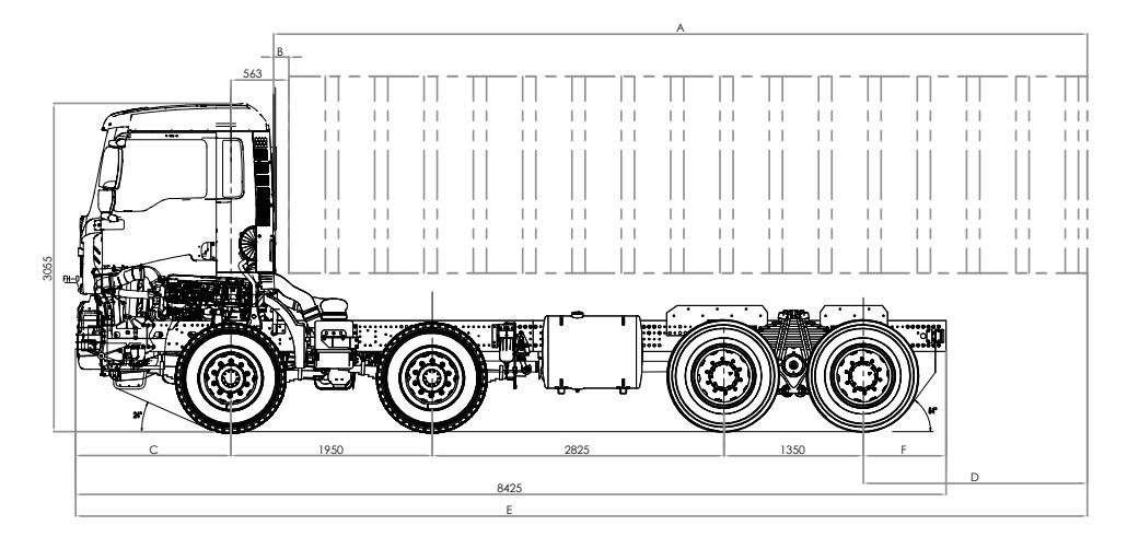 croquis-T5G-Porteur-8×4-SINOTRUK